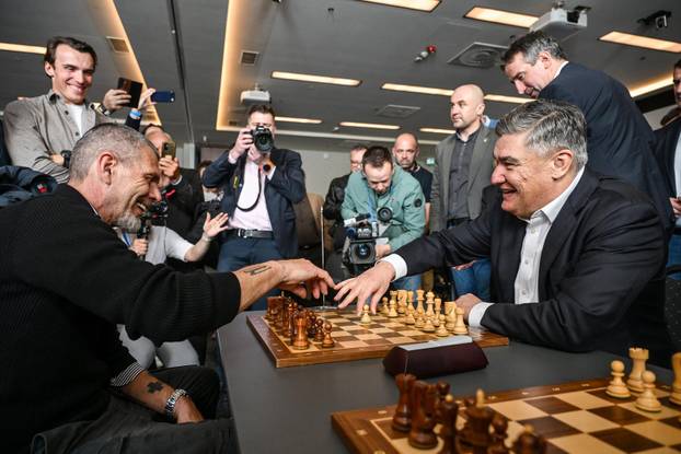 Zagreb: Predsjednik Zoran Milanovic na otvaranju šahovskog turnira Sanjin Španovic