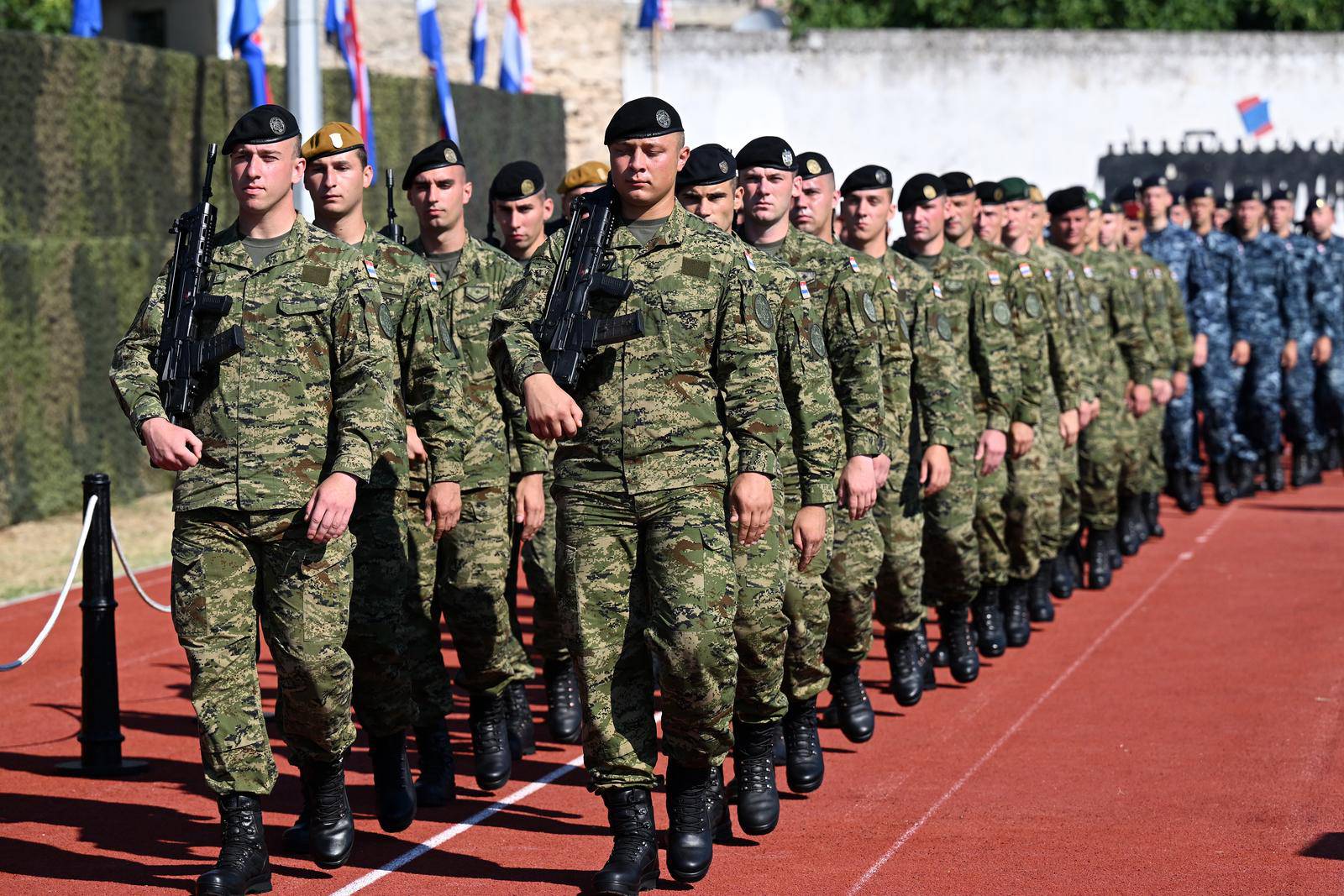 Knin: Središnja svečanost obilježavanja Dana pobjede i domovinske zahvalnosti na stadionu Dinara