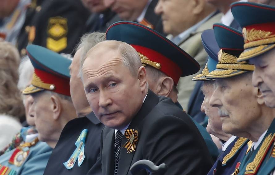 Celebrations of the Victory Day marking the anniversary of the victory over Nazi Germany in World War Two