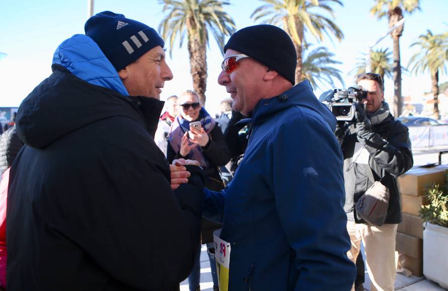 Borut Pahor i Andro KrstulovÄ Opara sudjelovali na Splitskom polumaratonu