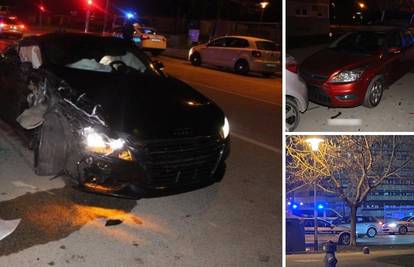 FOTO Mladić bez vozačke razbio sedam automobila u Zagrebu. Sud ga  je pustio na slobodu