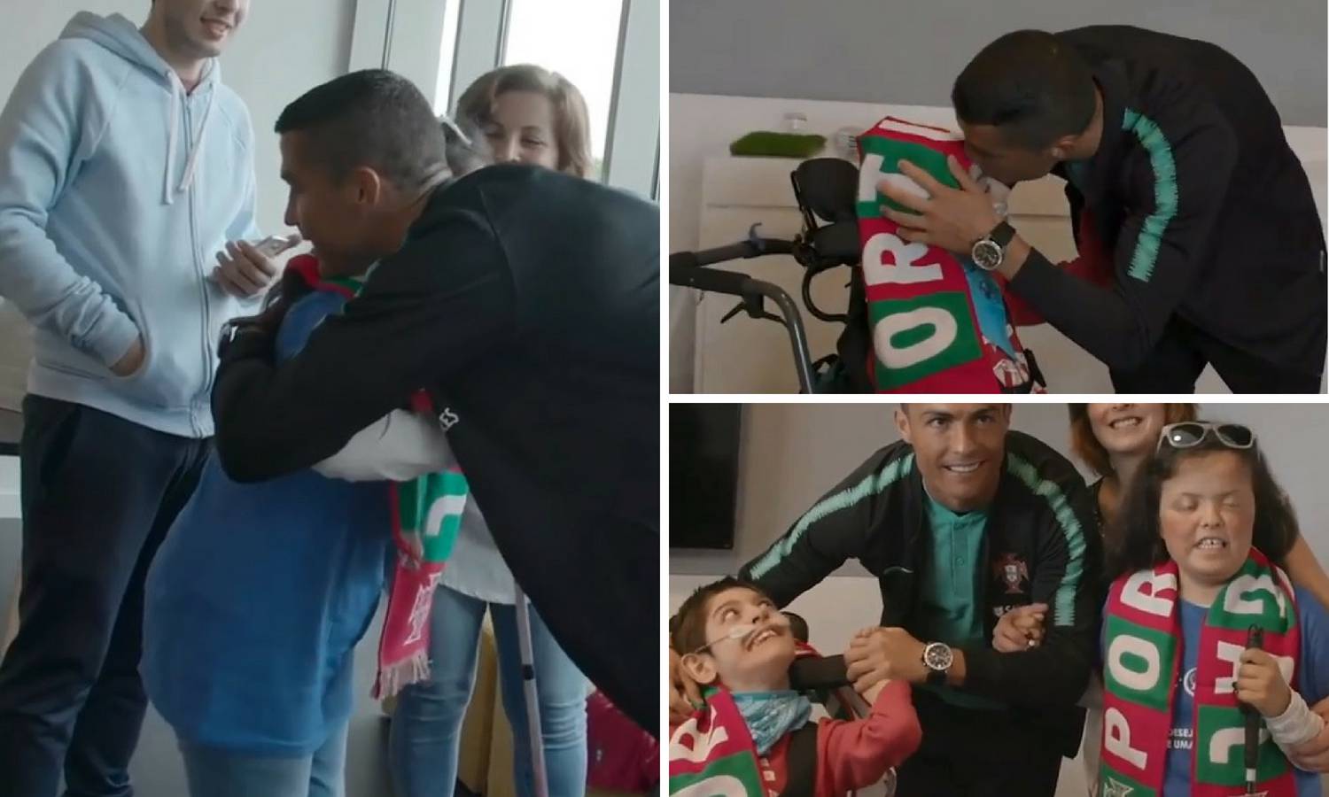 Sjajna gesta: Cristiano Ronaldo uljepšao je dan bolesnoj djeci