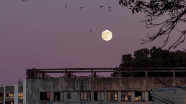 Zadar: Puni mjesec nad Zadrom