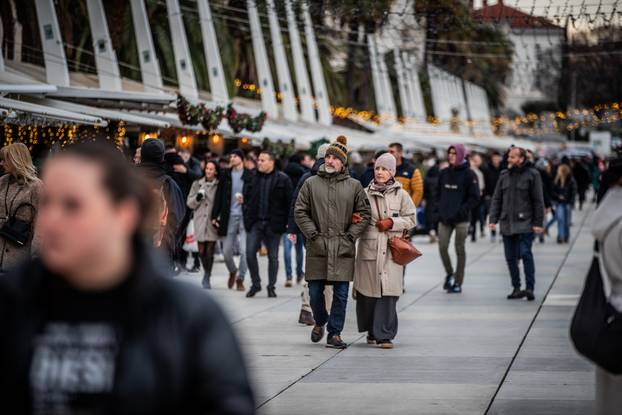 Split: Badnji dan u centru grada