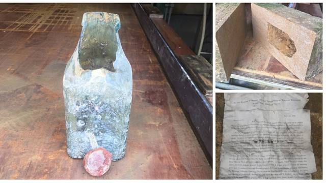 Povijesno blago: Zidar je našao izgubljenu vremensku kapsulu