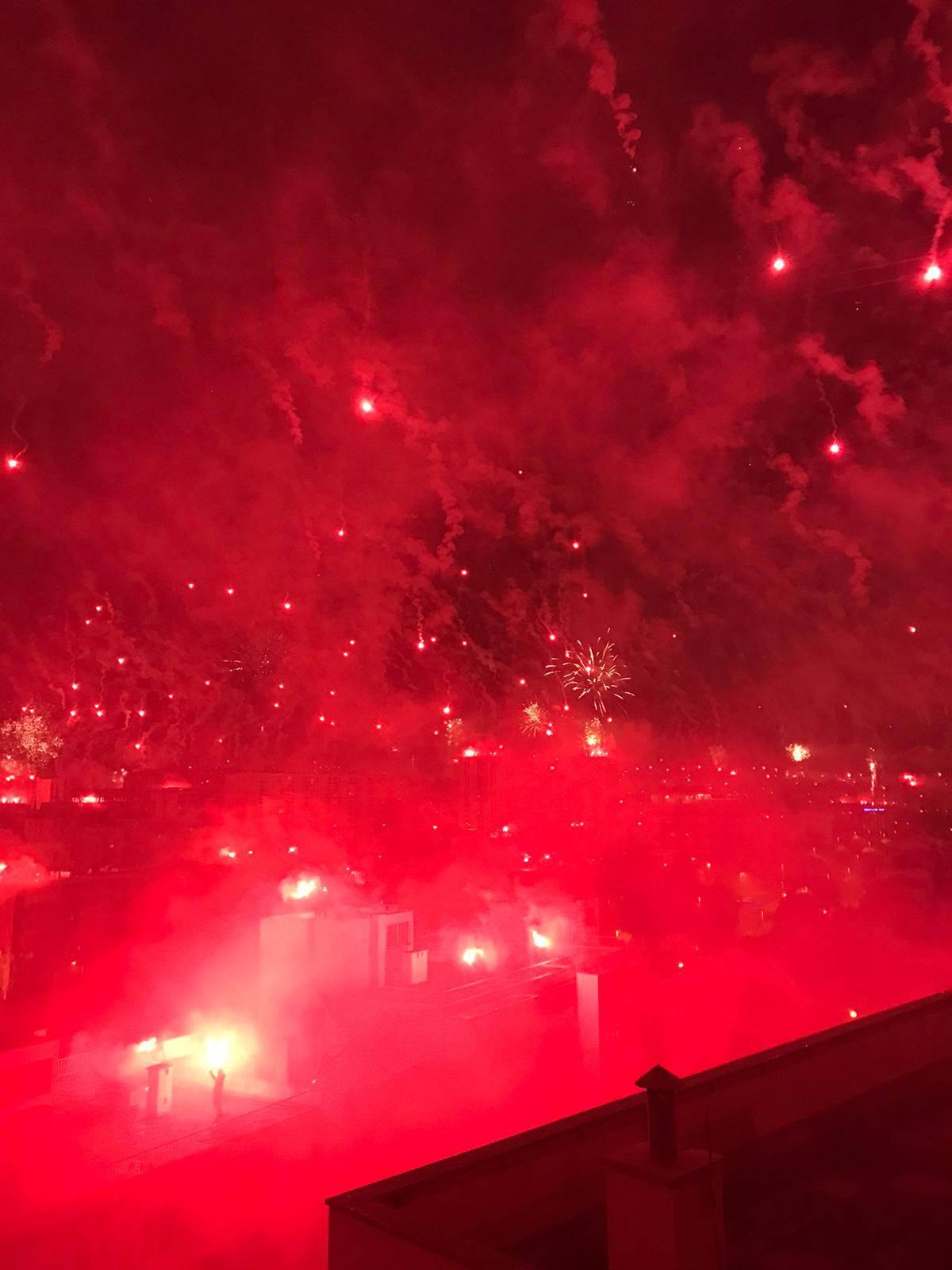 Gori splitsko nebo! Torcida je za 70. rođendan zapalila cijeli grad