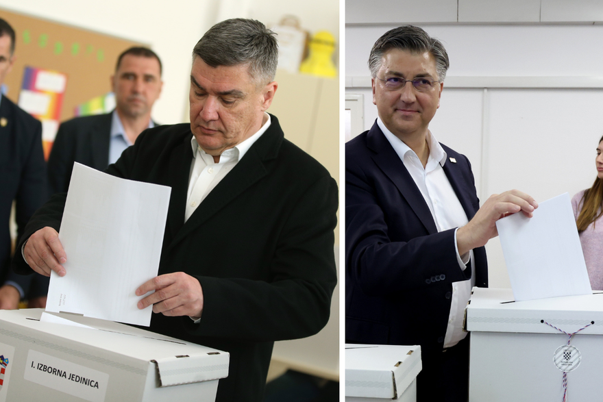 Plenković i Milanović glasali na izborima