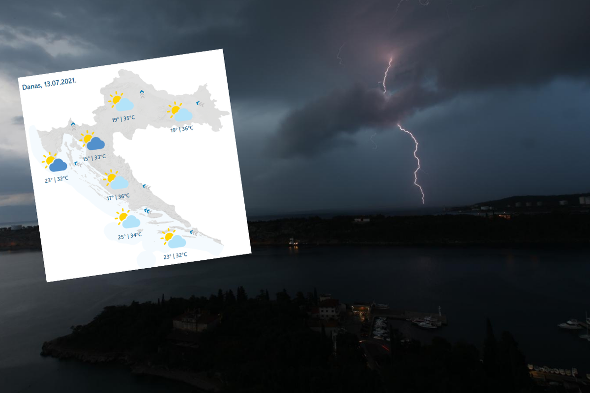 Nakon sunca i vrućine ponovno pogoršanje vremena: Očekuju nas kiša, pljuskovi i grmljavina