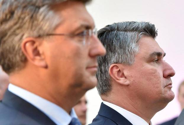 Varaždin: Milanović i Plenković na svečanoj sjednici Varaždinske županije