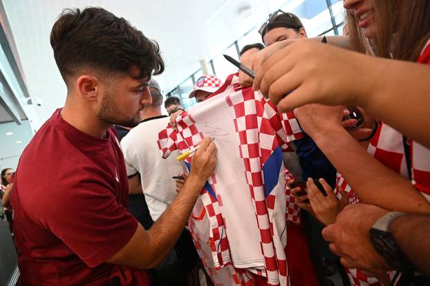 Velika Gorica: Doček hrvatske nogometne reprezentacije