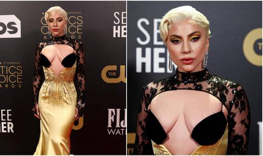 Lady Gaga se na crvenom tepihu pohvalila raskošnim dekolteom