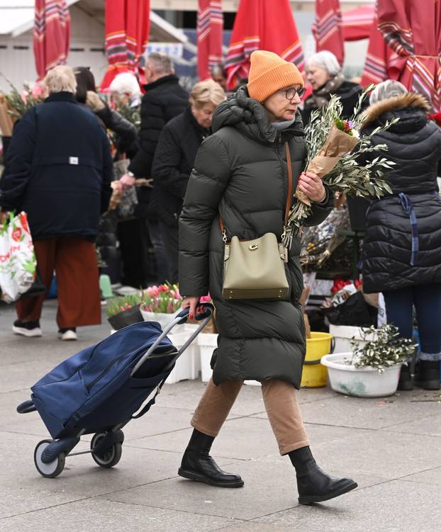 Zagreb: Prodaja maslinovih grančica uoči Cvjetnice