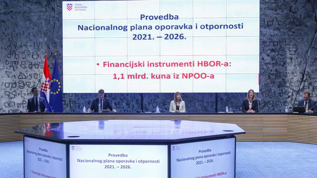 Zagreb: Predstavljeni financijski instrumenti-povoljni krediti koje će iz Nacionalnog plana oporavka i otpornosti provoditi HBOR