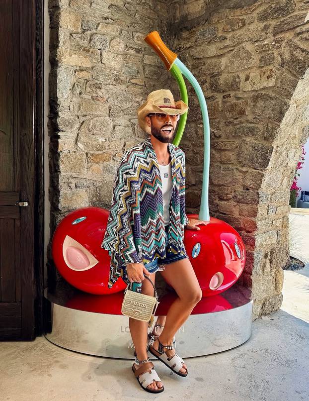 Odmor u stilu Marka Grubnića: Skupe torbice, leopard uzorci i vrela zabava na Mikonosu...