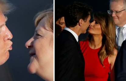 Trump je 'duckfejsao' Merkel, a Melania je šarmirala Trudeaua