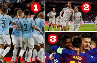 Prvi favorit Lige prvaka je City, slijede ga Liverpool i Barcelona