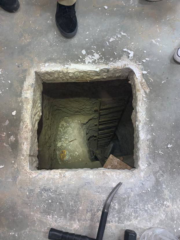 Subterranean tunnel discovered at U.S. Mexico border