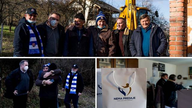Dinamovci i Zaklada 'Nema predaje' pomogli bivšem igraču koji je u potresu izgubio dom...