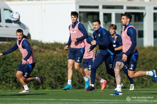 FOTO Hajdukovce u Španjolskoj dočekali idealni uvjeti. Gattuso s kapom 'dirigirao' igračima