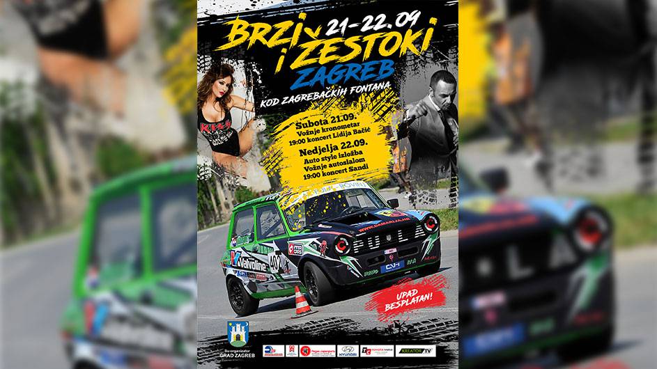 "BRZI & ŽESTOKI ZAGREB" najatraktivnija utrka dosad