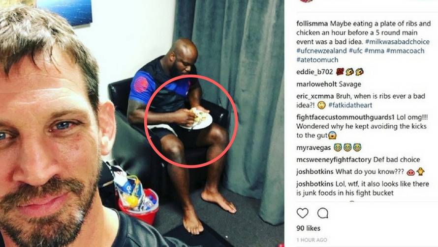 I onda se čudi što je izgubio: Lewis jeo rebrica prije Hunta