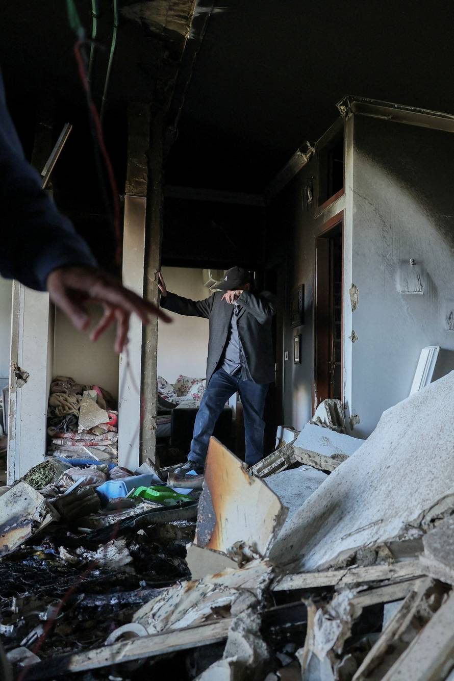 Aftermath of an Israeli strike in Beirut