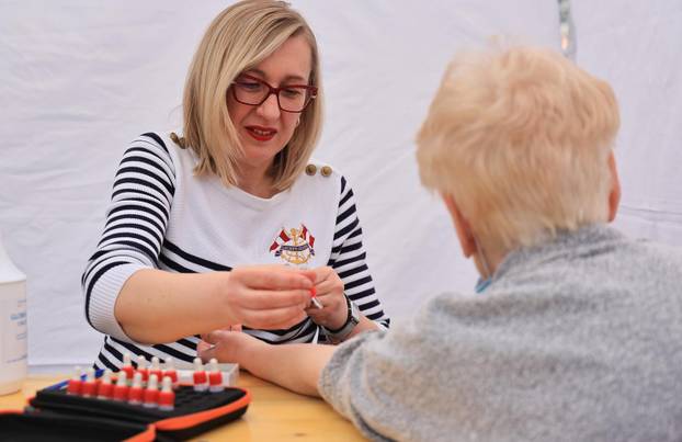 Zagreb: Obilježavanje Svjetskog dana zdravlja na Trgu bana Josipa Jelačića