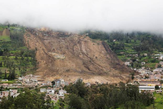 FILE PHOTO: Aftermath of landslide in Alausi