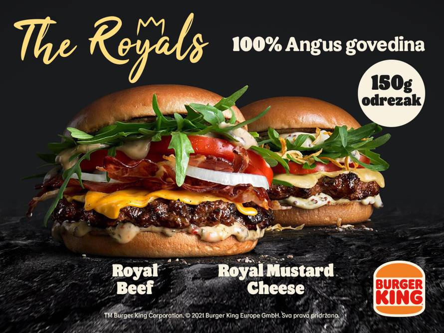 Burger King® predstavlja kraljev izbor premium burgera