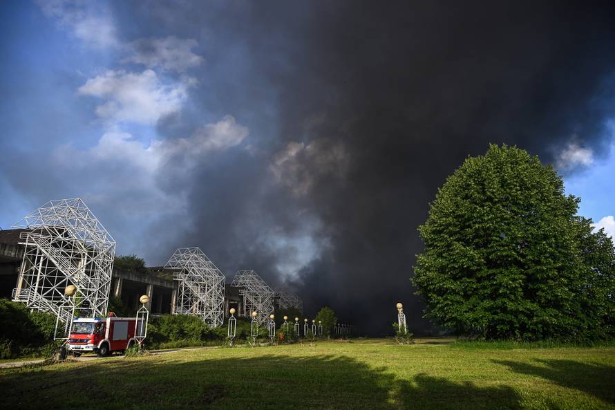 Zagreb: Buknuo požar kod sveučilišne bolnice 