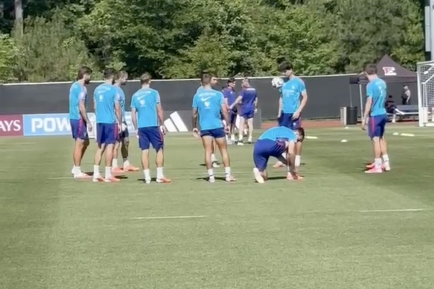 Trening 'vatrenih' prije odlaska u Dallas