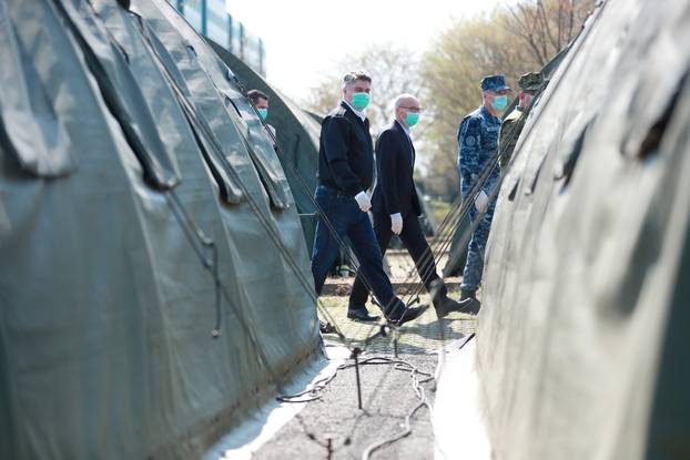 Zagreb: Predsjednik Zoran Milanović obišao je kamp ispred KB Dubrava