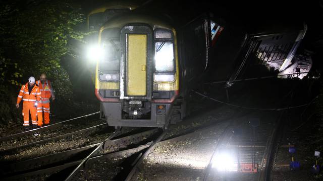 Trains crash near Salisbury