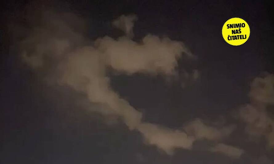 'Ovo je nebo iznad Zagreba kad smo zabili za 4-2. Nevjerojatno! Tako je stajalo do kraja susreta'