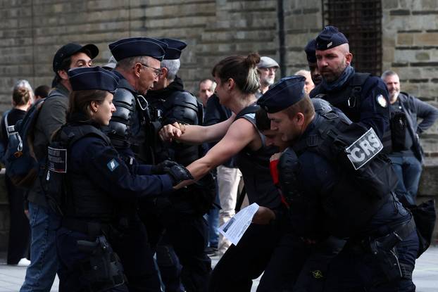 Nationwide strike and anti-government protests called by French unions in France