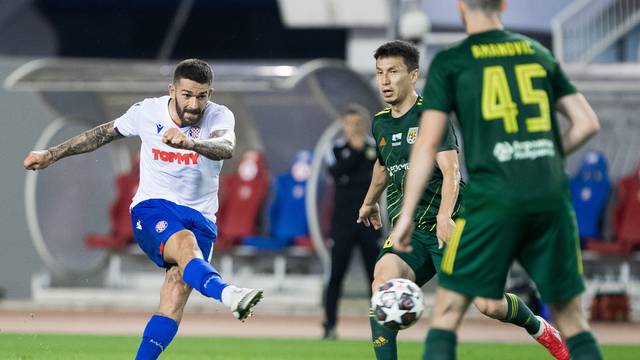 U prvoj utakmici 2. pretkola Konferencijske lige Hajduk je svladao Tobol s 2:0