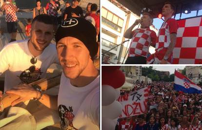 Mandžo je pjevao sa Škorom, Perišić i Rebić uplovili u Omiš!