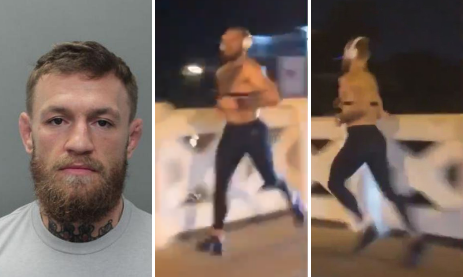 McGregor izašao iz zatvora pa otišao trčati! I to u toplesu...