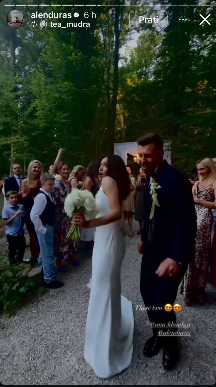 Pjevač Alen Đuras uplovio u bračnu luku sa svojom Anom: Kum Matija Cvek je i zapjevao