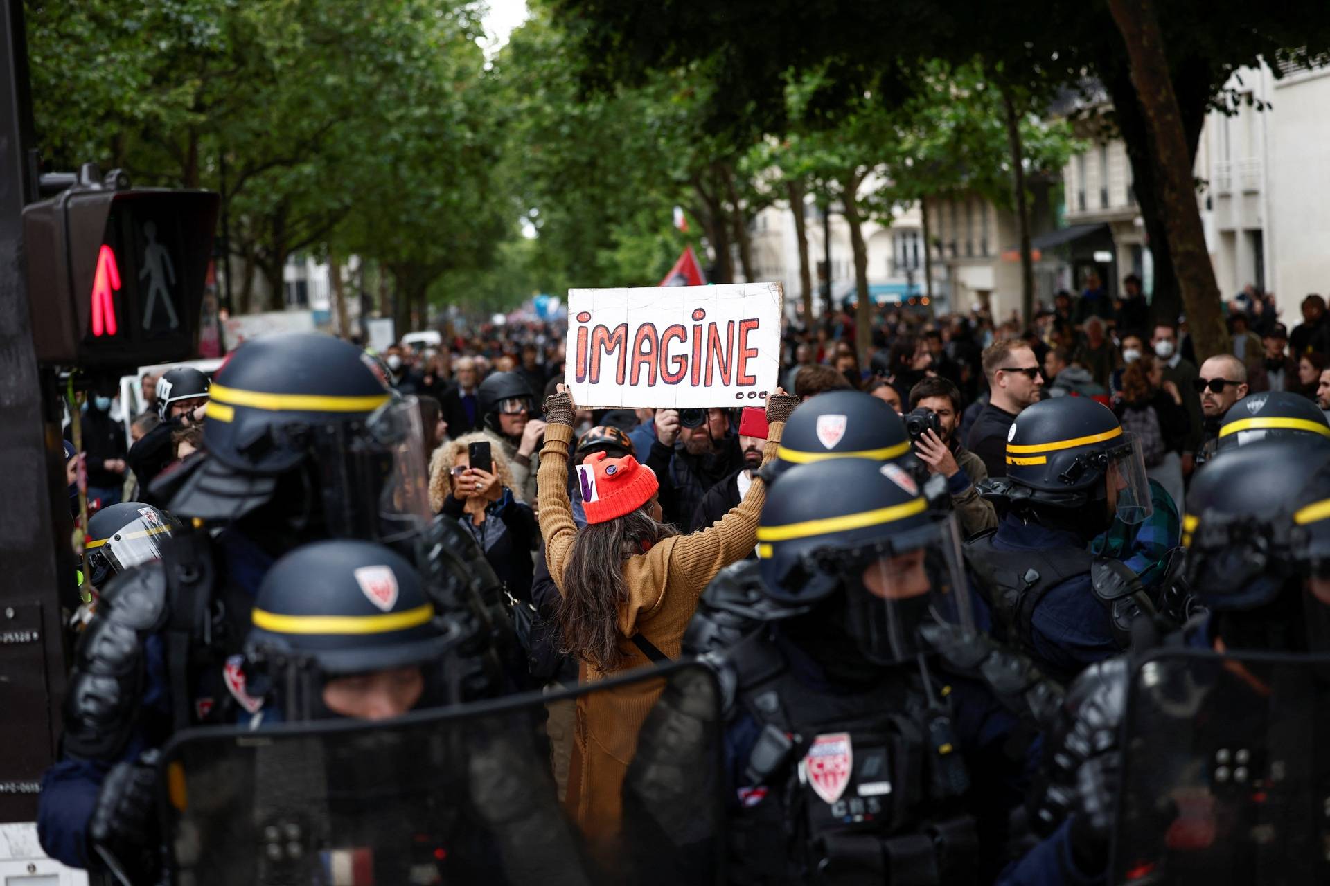 Demonstration against the French far-right National Rally party, in Paris