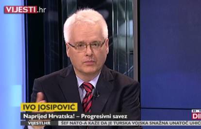 Josipović: "Pismo predsjednici nije kritika nego upozorenje"