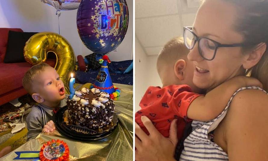 Dinamovci oduševili: Čestitali rođendan malom Šimunu (2)