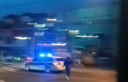 VIDEO Auto udario pješaka u Zagrebu: Prebačen je u bolnicu