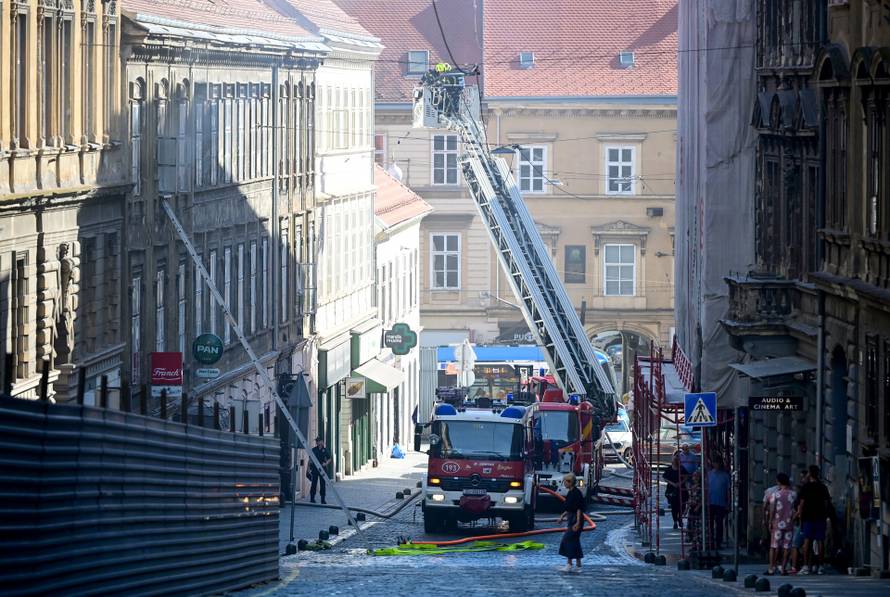Zagreb: Požar u Mesničkoj ulici
