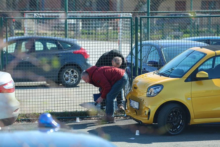 Zagreb: Policijski očevid u Dubravi gdje je jutros došlo do pucnjave