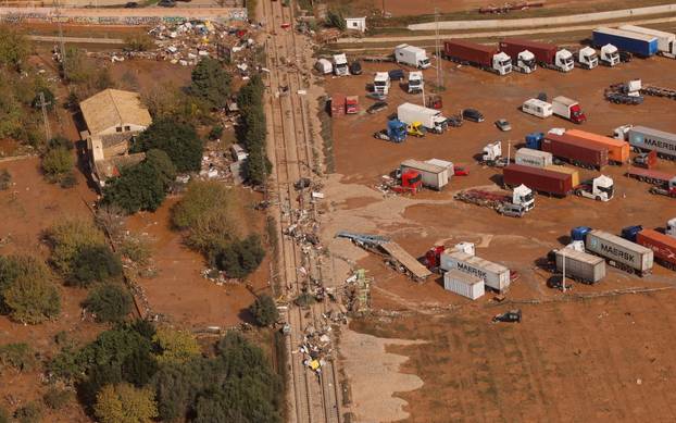 Aftermath of floods near Valencia