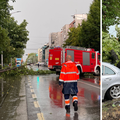 VIDEO Kaos u Maksimirskoj ulici zbog nevremena, oluja je trgala stabla i zaustavila promet