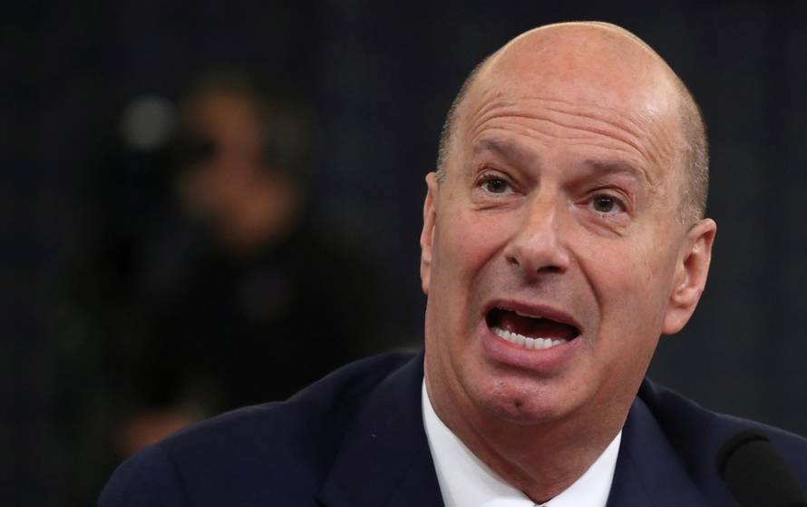 U.S. Ambassador to EU Sondland testifies at House Intelligence Committee hearing on Trump impeachment inquiry on Capitol Hill in Washington