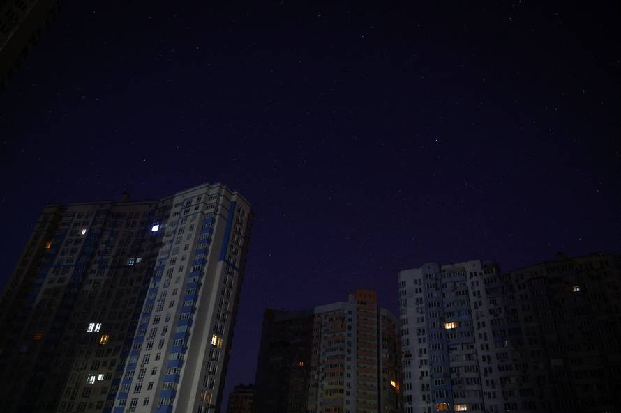 Power blackout in Kyiv