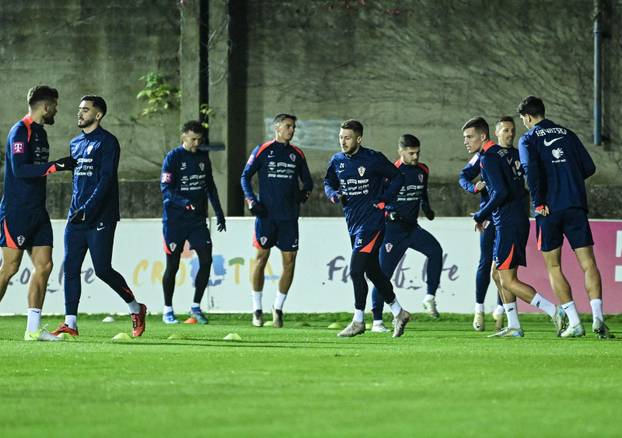 Zagreb: Trening hrvatske nogometne reprezentacije 